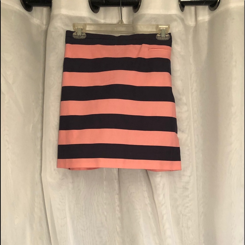 GAP tall wide stripe miniskirt